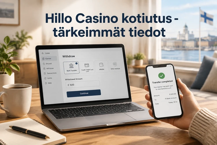 Hillo Casino kotiutus - tärkeimmät tiedot