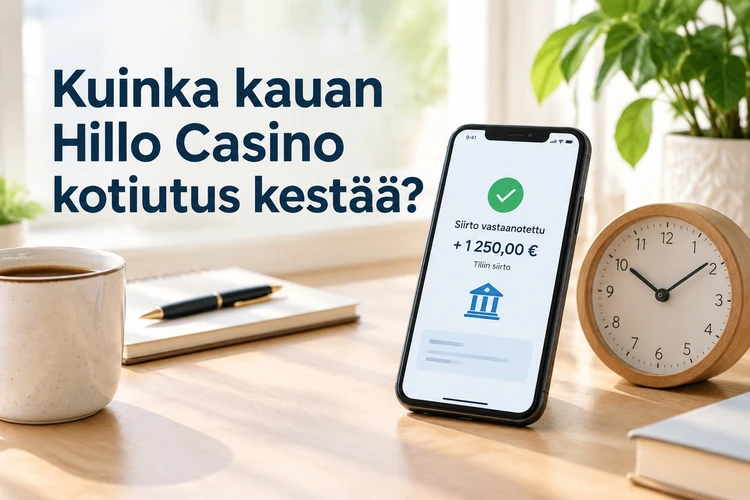 Kuinka kauan Hillo Casino kotiutus kestää?