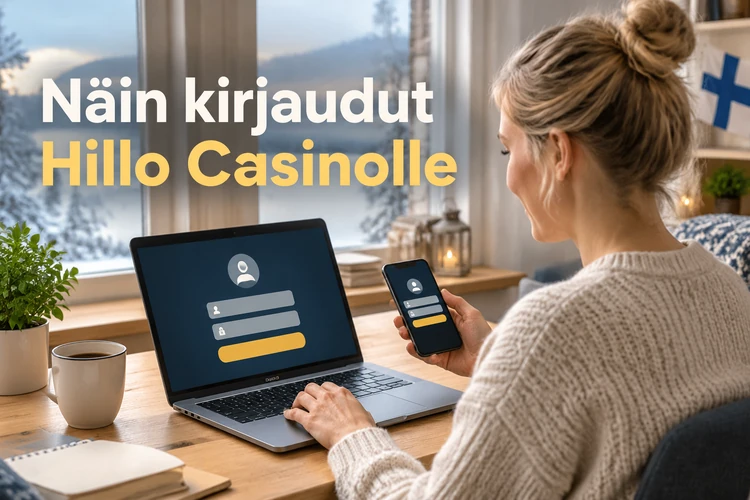 Näin kirjaudut Hillo Casinolle