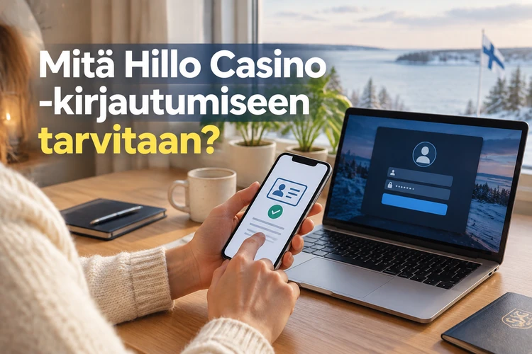 Mitä Hillo Casino -kirjautumiseen tarvitaan?